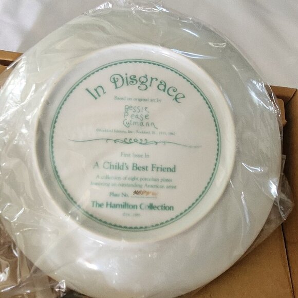 RARE & VINTAGE "In Disgrace" plate from Hamilton Collection - Picture 2 of 4